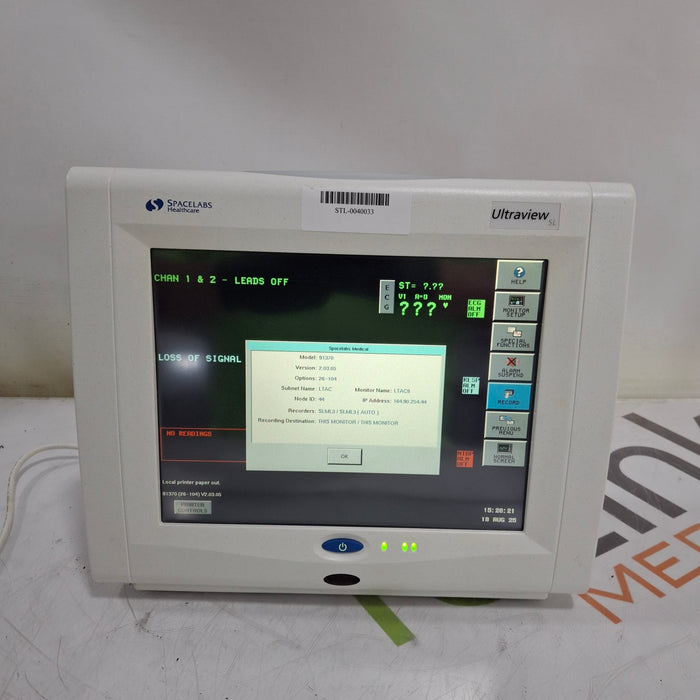 Spacelabs Healthcare Spacelabs Healthcare Ultraview SL 91370 Network Patient Monitor Patient Monitors reLink Medical