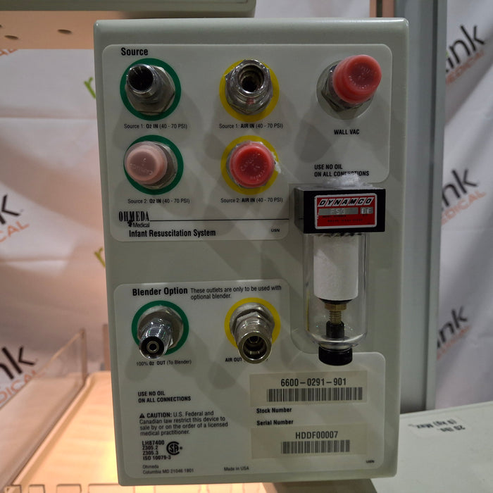 Ohmeda Medical Ohmeda Medical 6600-0291-901 Infant Resuscitator Respiratory reLink Medical