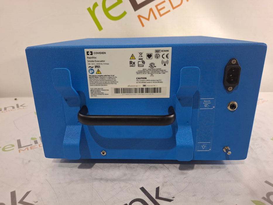 Covidien RapidVac SE3690 Smoke Evacuator