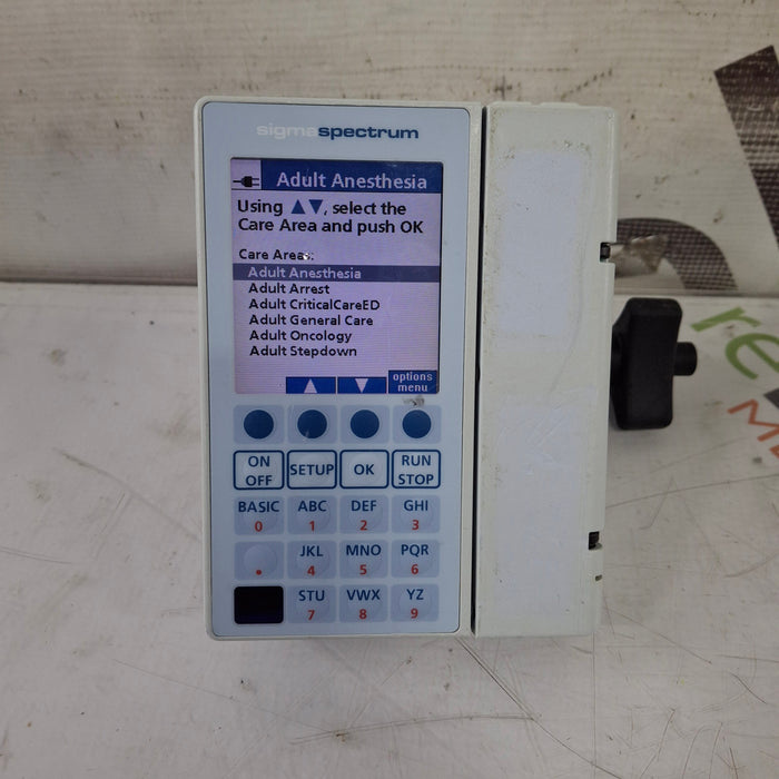 Baxter Sigma Spectrum 8.00.03 w/o Battery Infusion Pump
