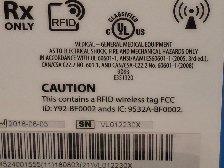 Covidien RapidVac SE3690 Smoke Evacuator