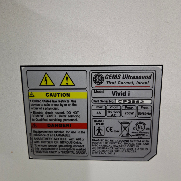 GE Healthcare Vivid i Portable Ultrasound