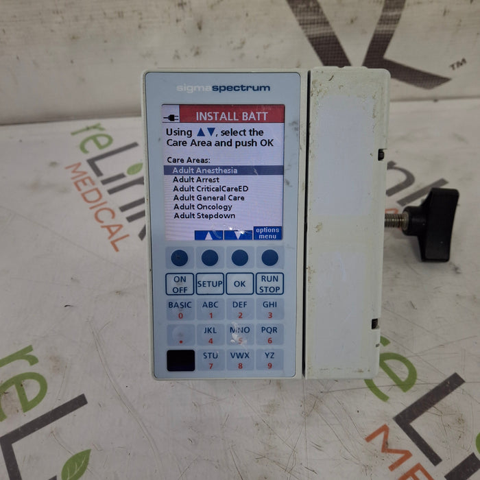 Baxter Baxter Sigma Spectrum 8.01.00 w/o Battery Infusion Pump Infusion Pump reLink Medical