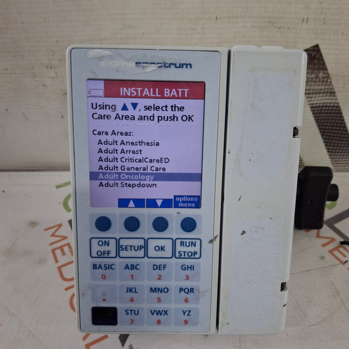 Baxter Sigma Spectrum 8.00.04 w/o Battery Infusion Pump