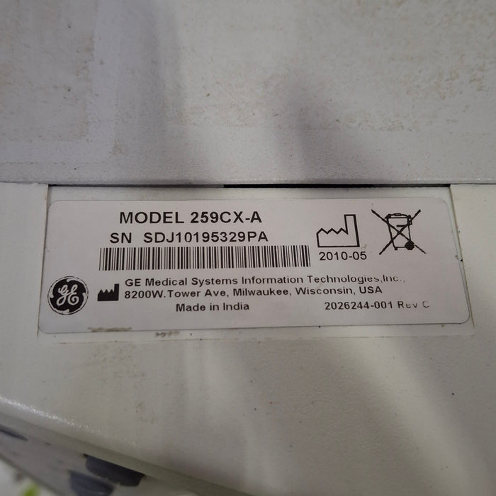 GE Healthcare GE Healthcare Corometrics 250cx Series Model 259cx-a Fetal Monitor Patient Monitors reLink Medical