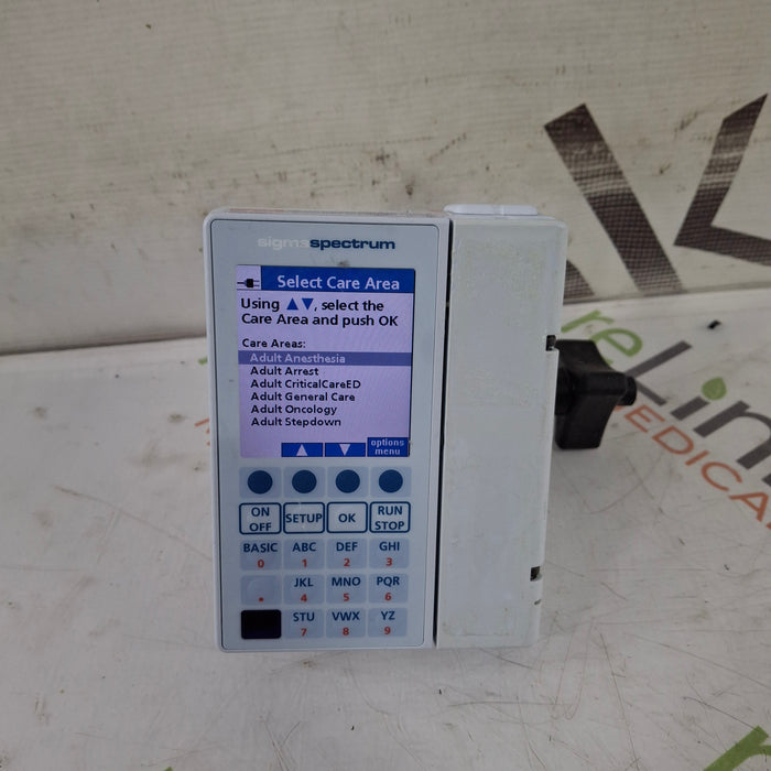 Baxter Baxter Sigma Spectrum 8.01.00 w/o Battery Infusion Pump Infusion Pump reLink Medical
