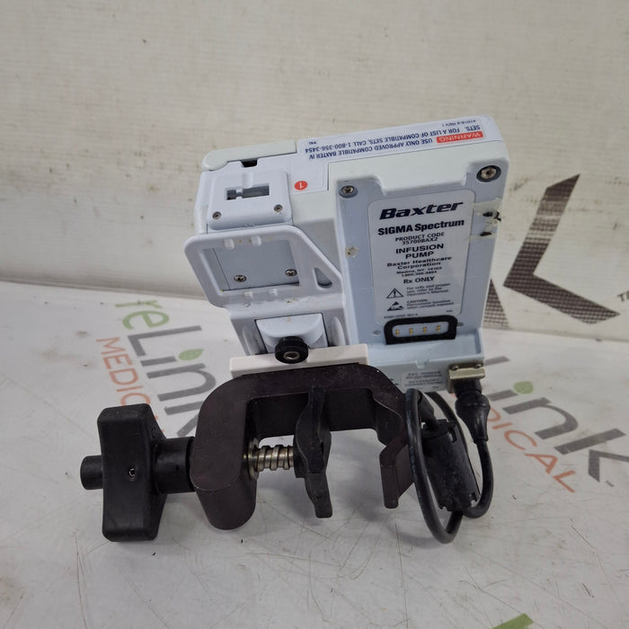 Baxter Baxter Sigma Spectrum 8.01.00 w/o Battery Infusion Pump Infusion Pump reLink Medical
