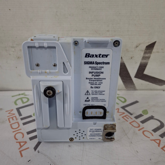 Baxter Baxter Sigma Spectrum 8.00.04 w/o Battery Infusion Pump Infusion Pump reLink Medical