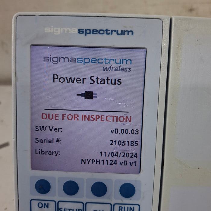 Baxter Sigma Spectrum 8.00.03 w/o Battery Infusion Pump