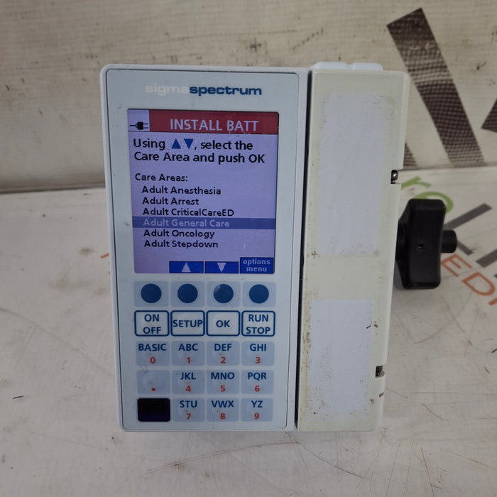 Baxter Baxter Sigma Spectrum 8.01.00 w/o Battery Infusion Pump Infusion Pump reLink Medical