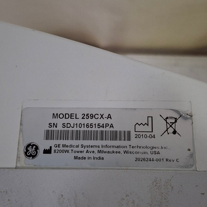 GE Healthcare GE Healthcare Corometrics 250cx Series Model 259cx-a Fetal Monitor Patient Monitors reLink Medical