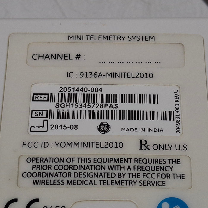 GE Healthcare GE Healthcare 9136A-Minitel 2010 Mini Telemetry System Patient Monitors reLink Medical