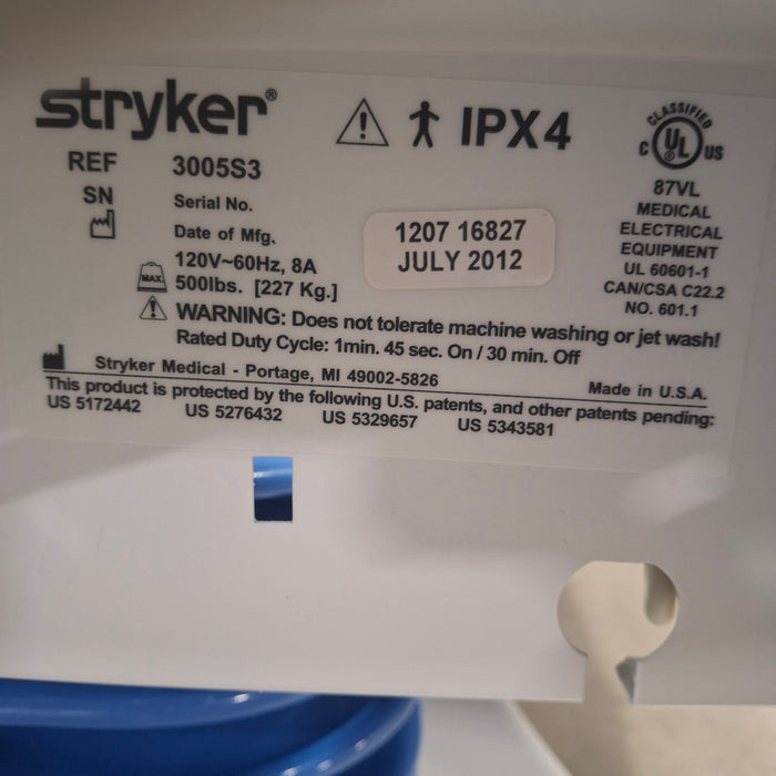 Stryker Stryker Secure III 3005 Hospital Bed Beds & Stretchers reLink Medical