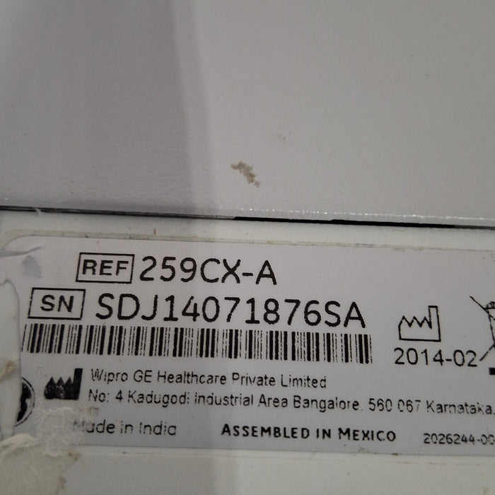 GE Healthcare Corometrics 250cx Series Model 259cx-a Fetal Monitor