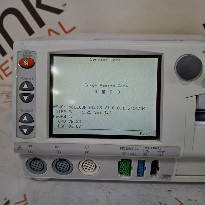 GE Healthcare Corometrics 250cx Series Model 259cx-a Fetal Monitor