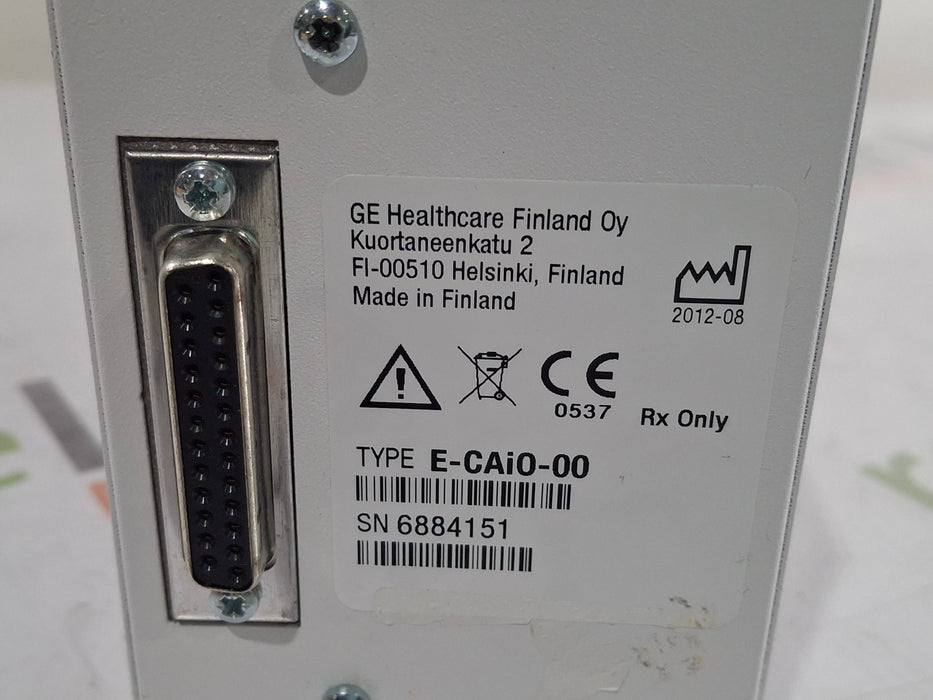 GE Healthcare GE Healthcare E-CAiO-00 Gas Exhaust Module Patient Monitors reLink Medical