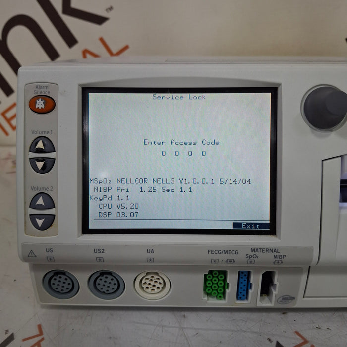 GE Healthcare Corometrics 250cx Series Model 259cx Fetal Monitor