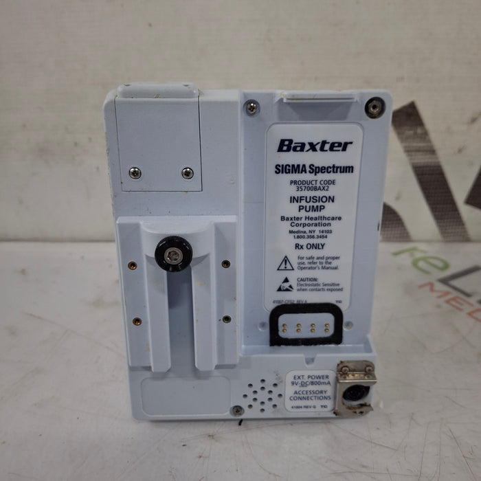 Baxter Baxter Sigma Spectrum 8.00.04 w/o Battery Infusion Pump Infusion Pump reLink Medical