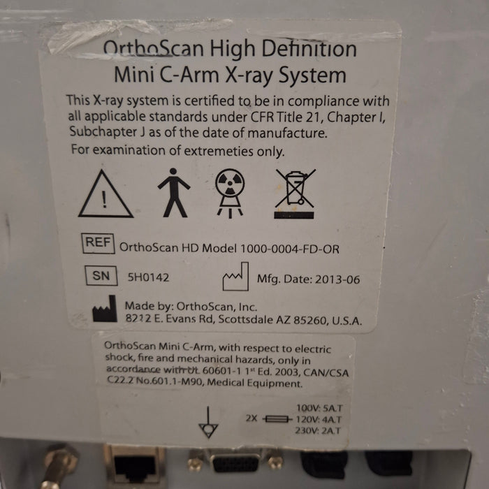 Orthoscan HD 1000-0004 Mini C-Arm