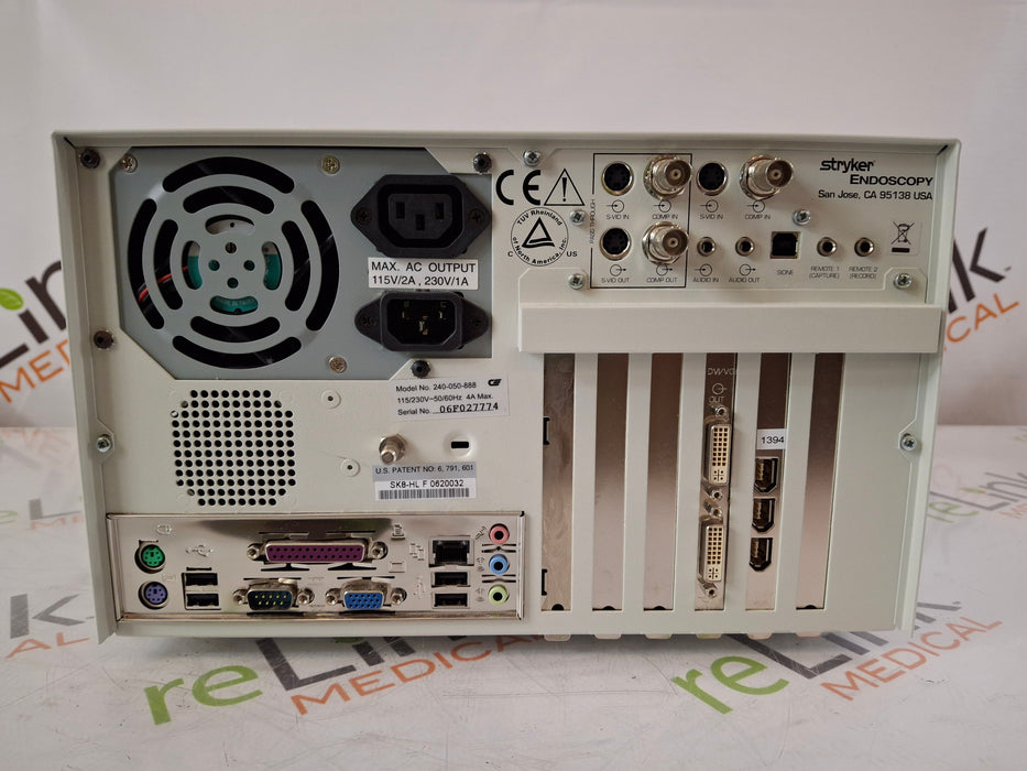 Stryker Stryker SDC HD 240-050-888 High Definition Capture System Rigid Endoscopy reLink Medical