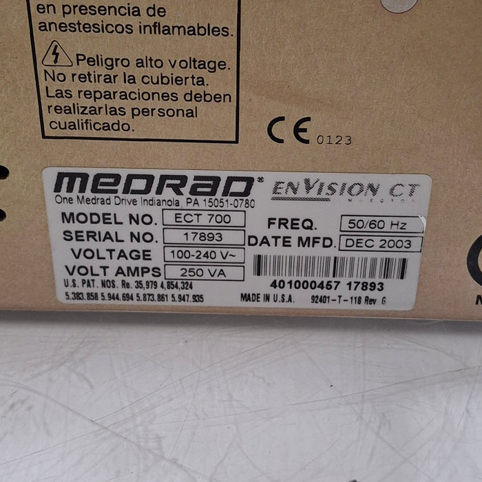Medrad Medrad Envision CT Injector Injectors reLink Medical