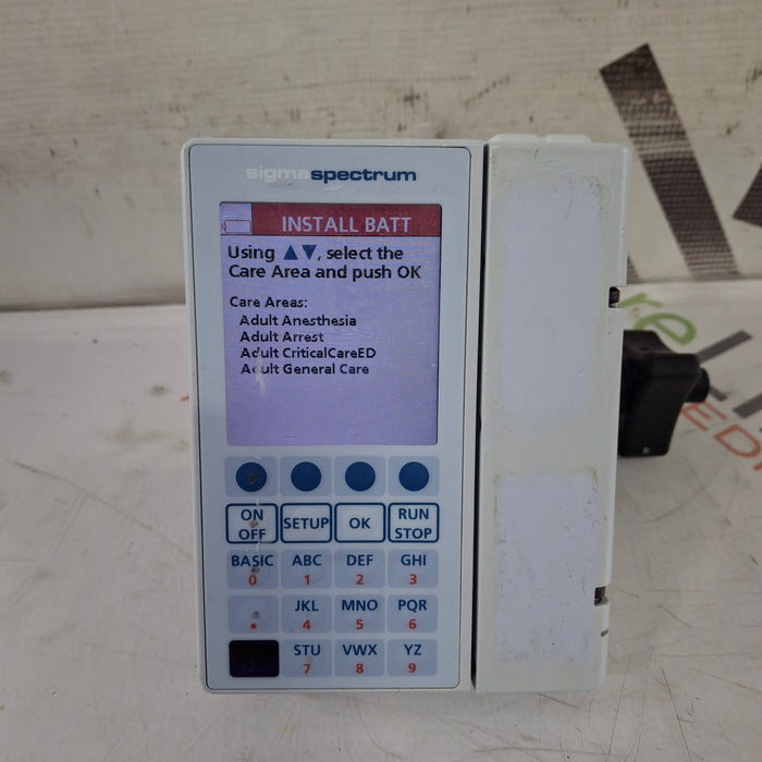 Baxter Baxter Sigma Spectrum 8.00.03 w/o Battery Infusion Pump Infusion Pump reLink Medical