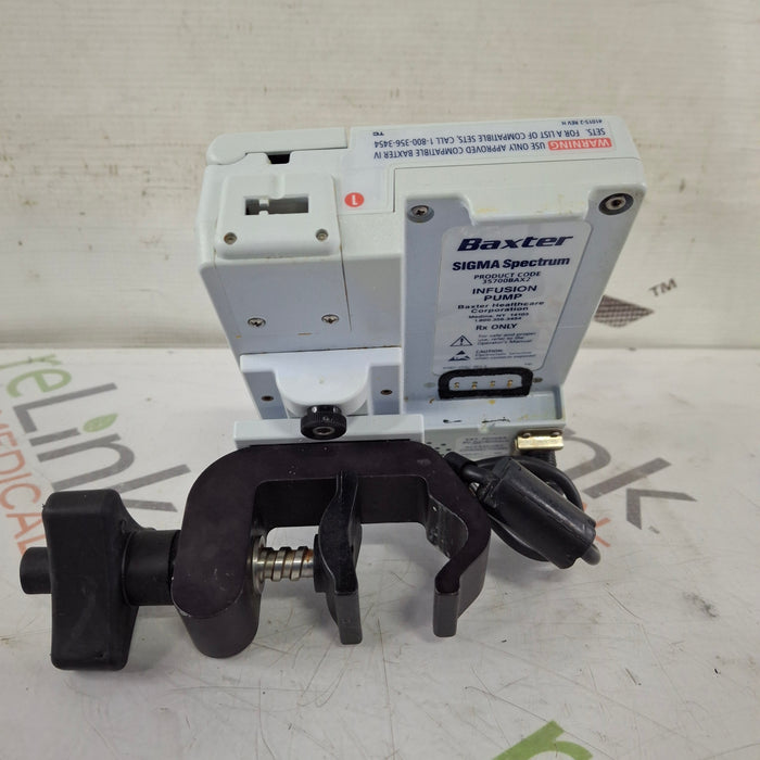 Baxter Baxter Sigma Spectrum w/Non Wireless or No Battery Infusion Pump Infusion Pump reLink Medical