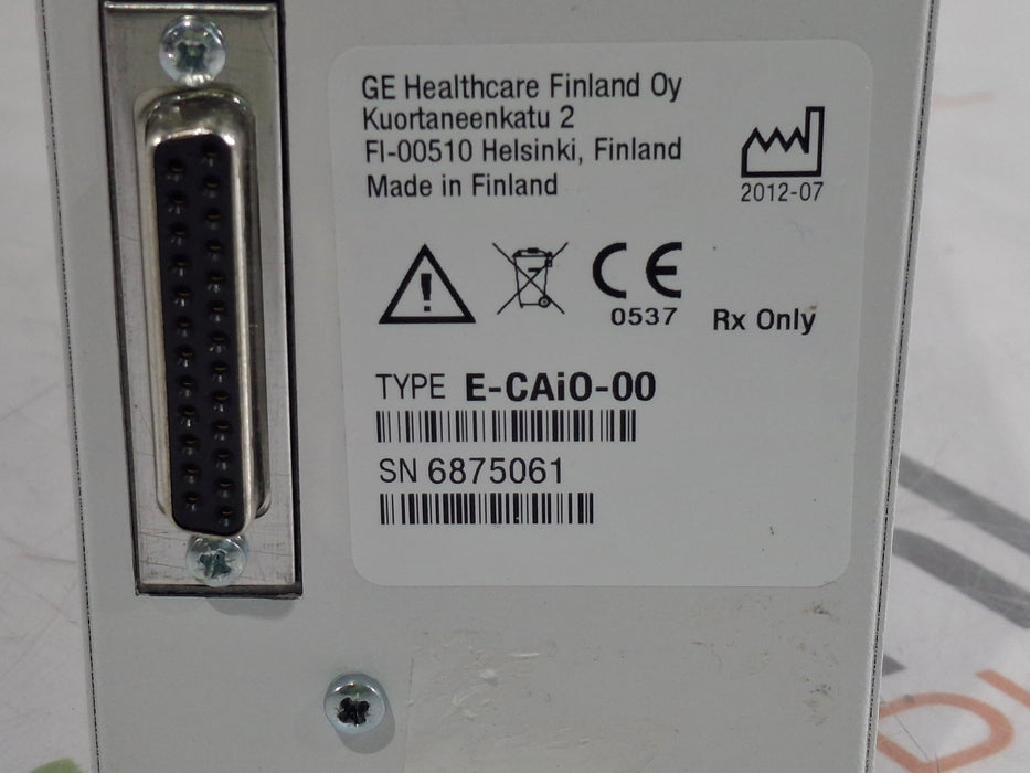 GE Healthcare E-CAiO-00 Gas Exhaust Module