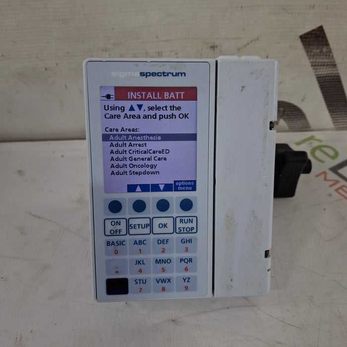 Baxter Baxter Sigma Spectrum 8.00.03 w/o Battery Infusion Pump Infusion Pump reLink Medical