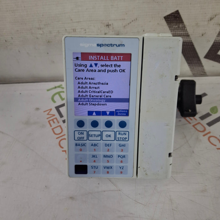 Baxter Baxter Sigma Spectrum 8.00.03 w/o Battery Infusion Pump Infusion Pump reLink Medical