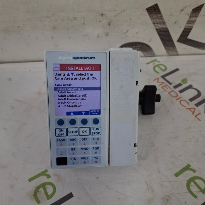 Baxter Baxter Sigma Spectrum 8.01.00 w/o Battery Infusion Pump Infusion Pump reLink Medical