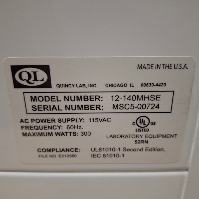 Quincy Labs Quincy Labs Medline 12-140MHSE Intelligent Warmer Research Lab reLink Medical