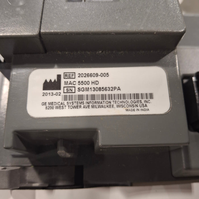 GE Healthcare GE Healthcare MAC 5500 HD ECG with CAM Module Cardiology reLink Medical