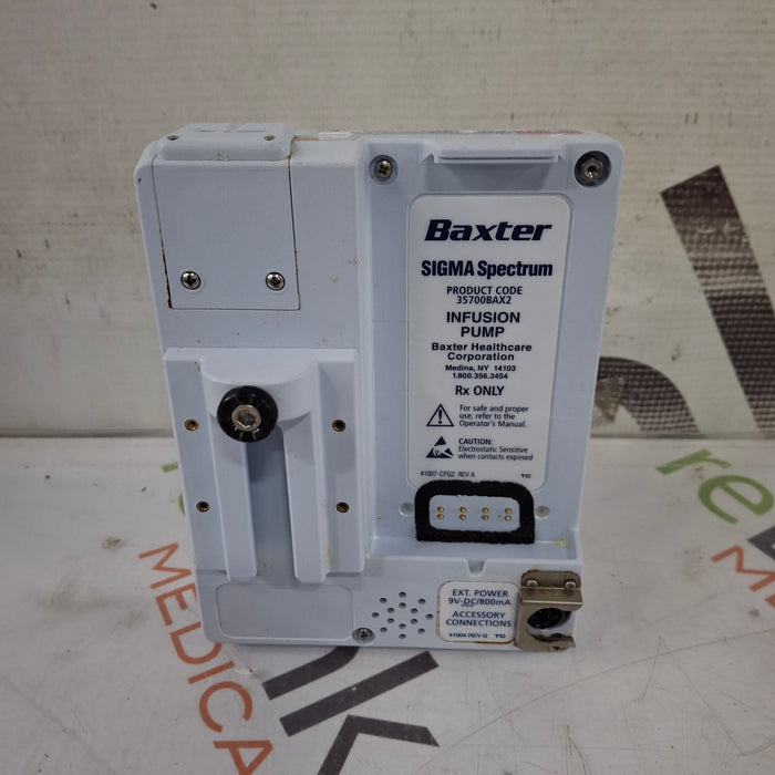 Baxter Baxter Sigma Spectrum w/Non Wireless or No Battery Infusion Pump Infusion Pump reLink Medical