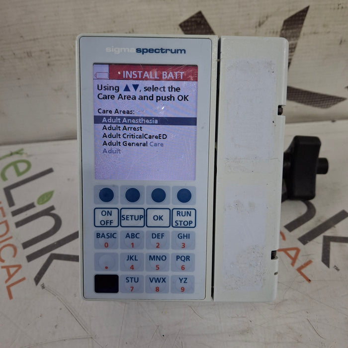 Baxter Baxter Sigma Spectrum 8.00.03 w/o Battery Infusion Pump Infusion Pump reLink Medical