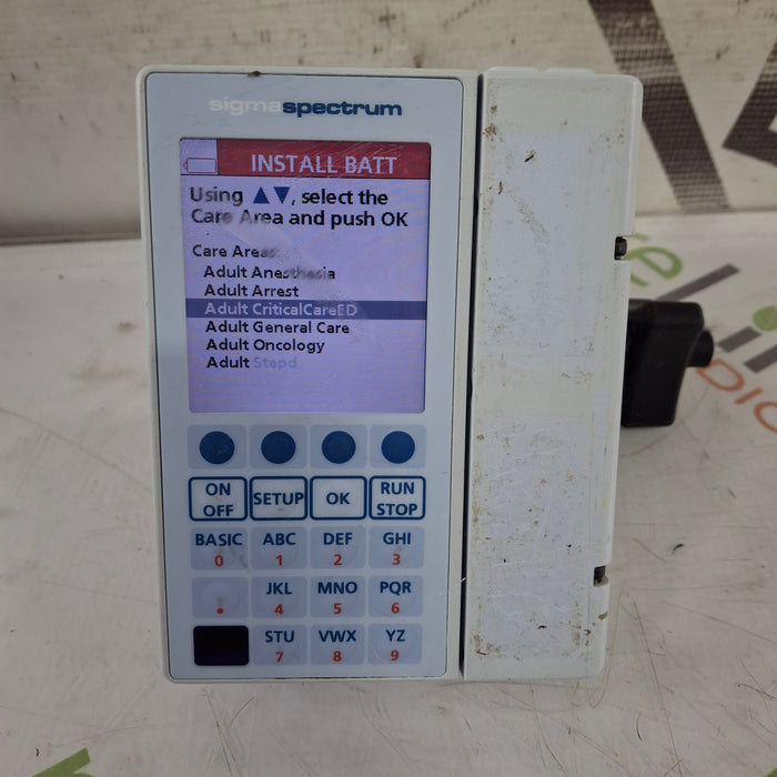 Baxter Baxter Sigma Spectrum 8.00.03 w/o Battery Infusion Pump Infusion Pump reLink Medical