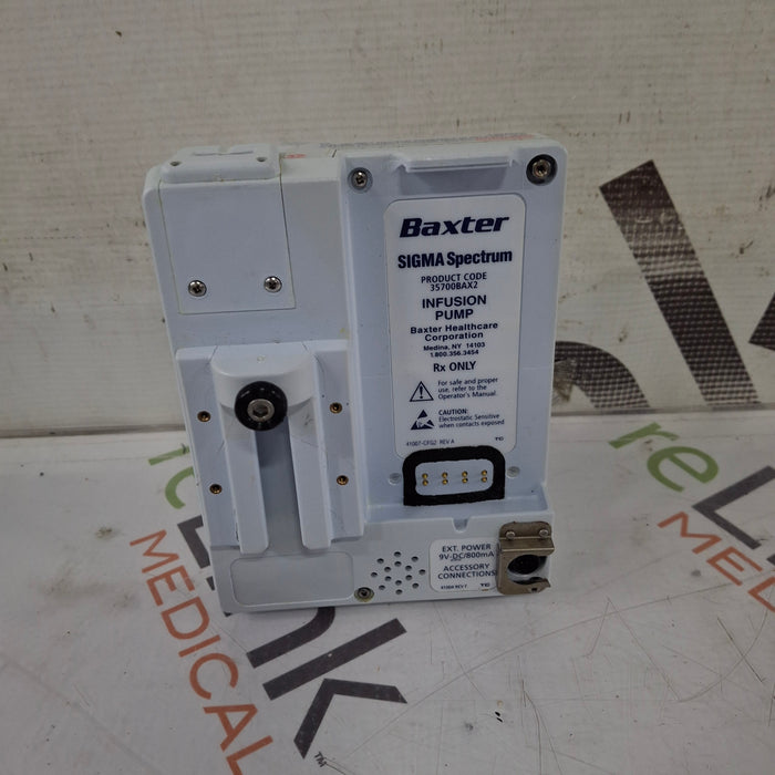 Baxter Baxter Sigma Spectrum 8.00.03 w/o Battery Infusion Pump Infusion Pump reLink Medical