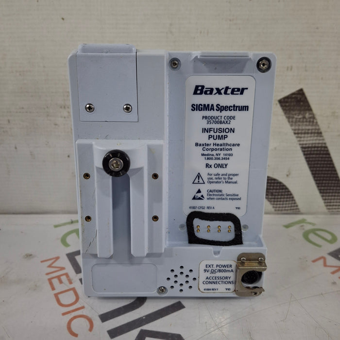 Baxter Baxter Sigma Spectrum 8.01.00 w/o Battery Infusion Pump Infusion Pump reLink Medical