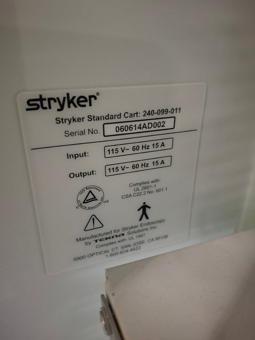 Stryker Stryker 240-099-011 Standard Cart Medical Furniture reLink Medical