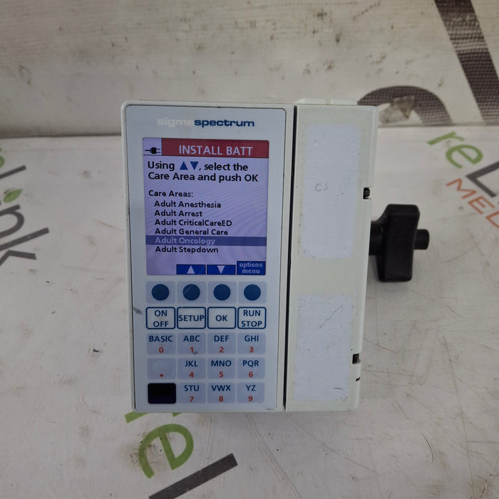Baxter Baxter Sigma Spectrum 8.00.04 w/o Battery Infusion Pump Infusion Pump reLink Medical
