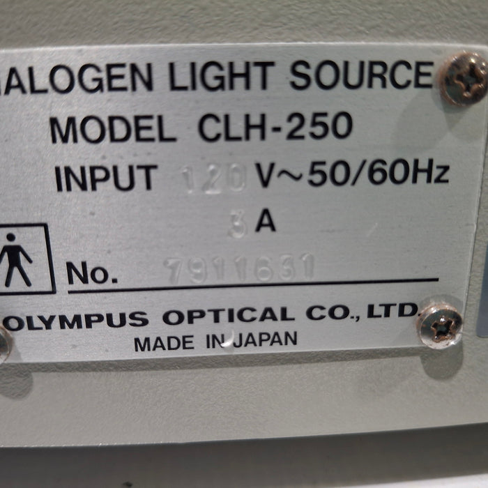 Olympus Olympus CLH-250 Light Source Rigid Endoscopy reLink Medical