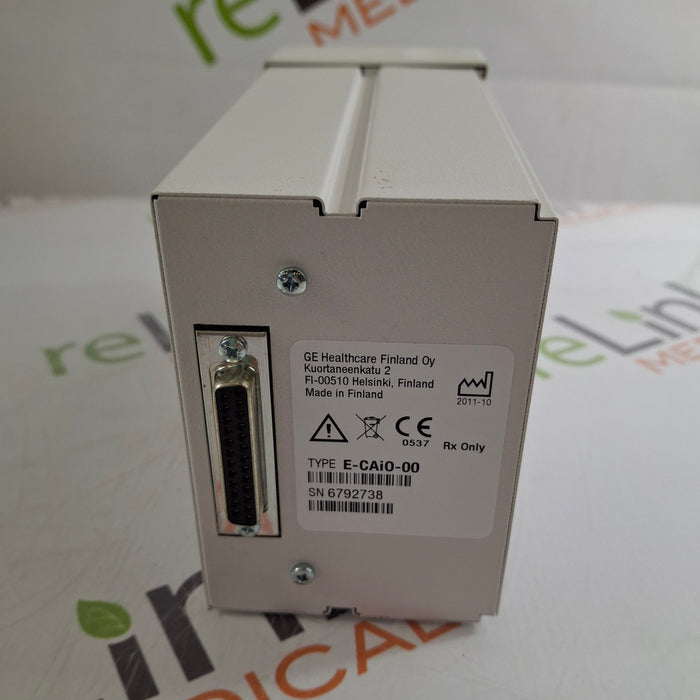 GE Healthcare GE Healthcare E-CAiO-00 Gas Exhaust Module Patient Monitors reLink Medical