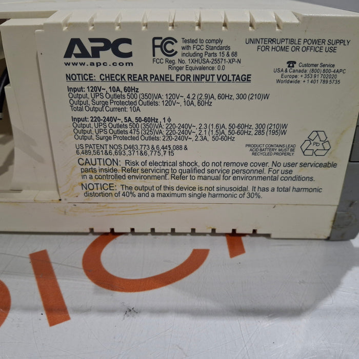 APC APC CS 500 Uninterruptible Power Supply Computers Tablets & Networking reLink Medical