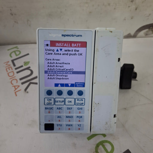 Baxter Baxter Sigma Spectrum 8.00.03 w/o Battery Infusion Pump Infusion Pump reLink Medical