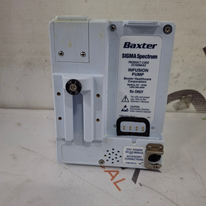 Baxter Baxter Sigma Spectrum 8.00.03 w/o Battery Infusion Pump Infusion Pump reLink Medical