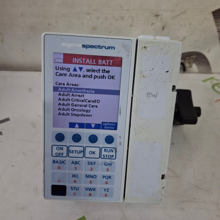 Baxter Sigma Spectrum 8.00.03 w/o Battery Infusion Pump