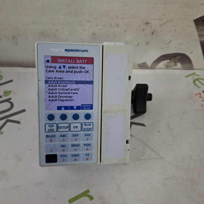 Baxter Baxter Sigma Spectrum 8.01.00 w/o Battery Infusion Pump Infusion Pump reLink Medical
