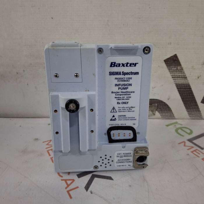 Baxter Baxter Sigma Spectrum 8.01.00 w/o Battery Infusion Pump Infusion Pump reLink Medical