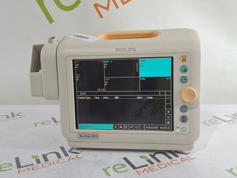 Philips Philips Suresigns VS3 Vital Signs Monitor Patient Monitors reLink Medical