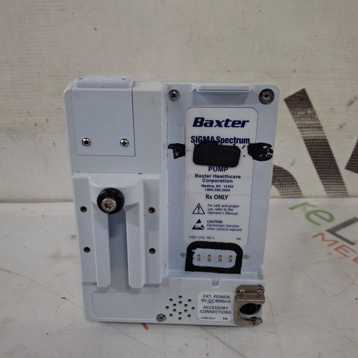 Baxter Sigma Spectrum 8.00.05 w/o Battery Infusion Pump